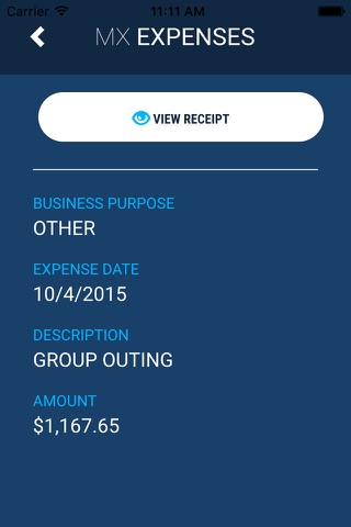 Mendix Expenses screenshot 2