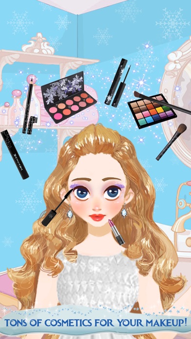 How to cancel & delete Ice Princess - Frosty Makeup and Dress Up Salon Girls Game from iphone & ipad 4