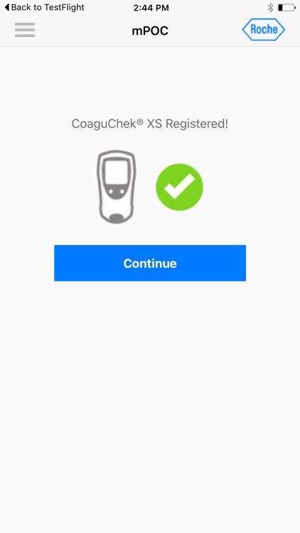 CoaguChek XS mPOC App