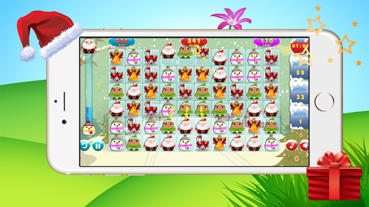 Christmas Sweeper match three candy puzzle game