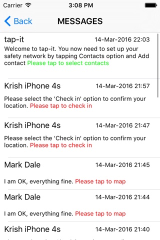 Tap-It : Safety App screenshot 2