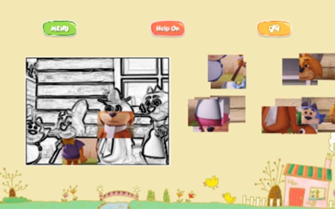 Top Cartoon Cat Jigsaw Puzzle Begins Game screenshot 2