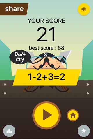 Fast 123 Math Quiz for All Ages - Potato Pirate screenshot 3
