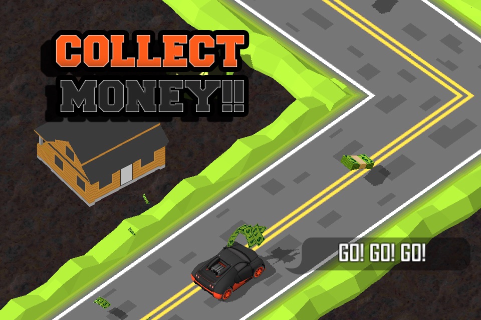 3D Zig-Zag Racing Rivals  - Drive Super-Car to Escape from Street City Run screenshot 2