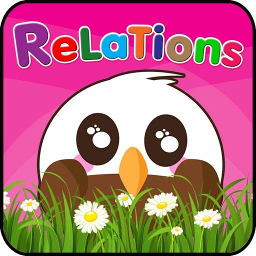 Relations : learning Education games for kids Add to child development - free!! icon