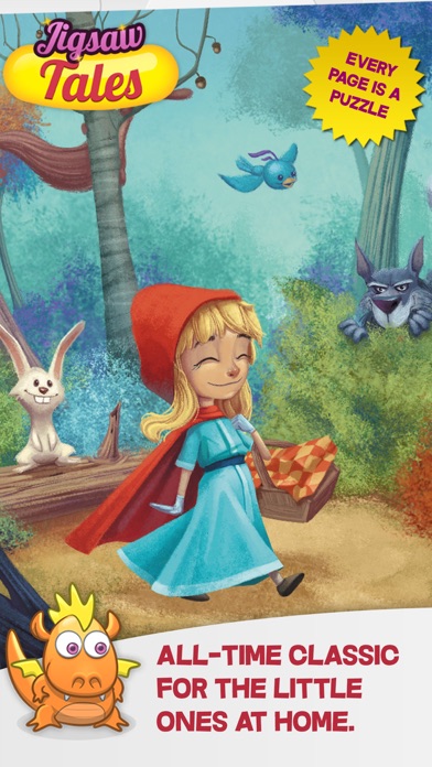 How to cancel & delete Jigsaw Tale Red Riding Hood - Games for Kids from iphone & ipad 1