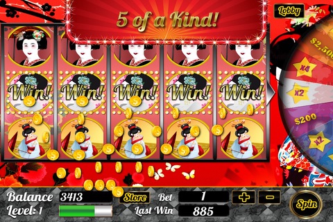 Geiko Slots - Play Lucky Diamond VIP Real Casino & Fun Pro Games! screenshot 3
