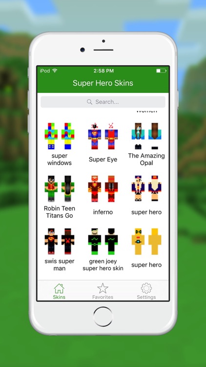 Superhero Skins For Minecraft Pocket Edition by BlueGenesisApps