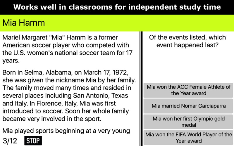 Sports Non-Fiction Reading Comprehension thumbnail 3