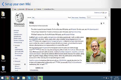 Setup your own Wiki screenshot 3