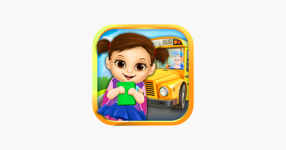 First Day of School - Baby Salon Make Up Story & Makeover Spa Kids Games!  on the App Store