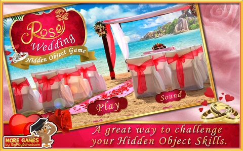 Rose Wedding Hidden Objects Game screenshot 4