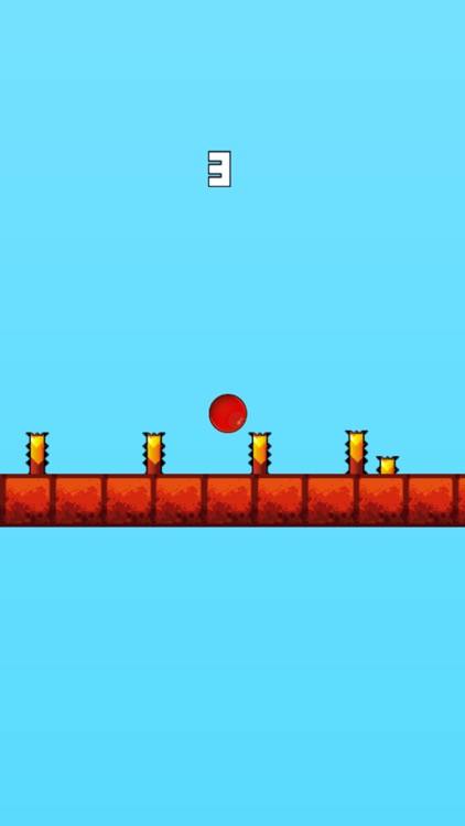 Red Bouncing Ball - Jump Over Spikes screenshot-4