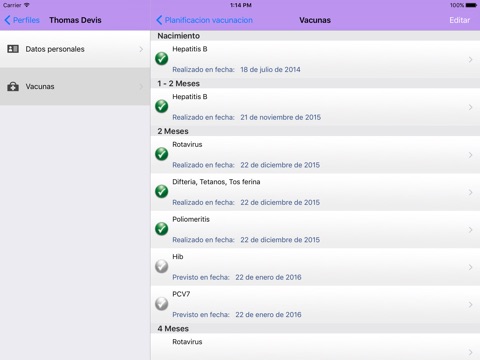 My Vaccinations for iPad screenshot 4