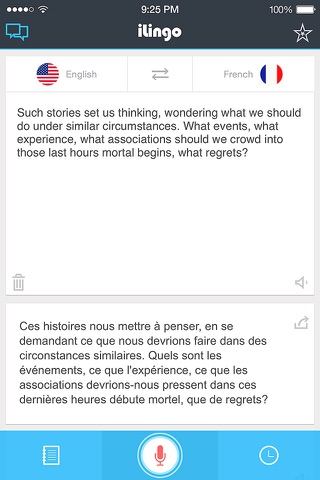iLingo Translator - Translate Foreign Languages (Support Text & Speech) screenshot 2
