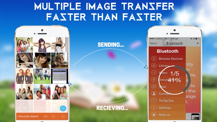 Bluetooth Transfer File - Photo - Music - Contact Share