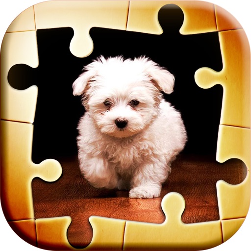 Cute Puppy Puzzle Game – Adorable Baby Dog And Sweet Little Pets Jigsaw Pictures For Kids Icon