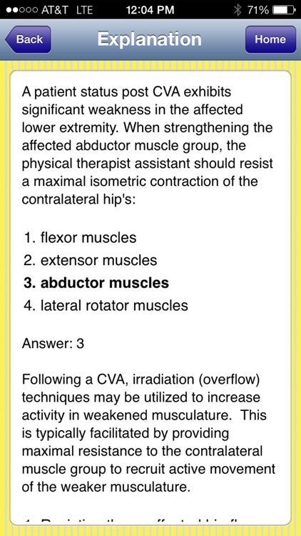 Physical Therapist Assistant - Question of the Day
