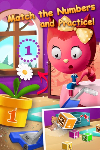 Miss Preschool Kitty Numbers, Shapes & Math - No Ads screenshot 4