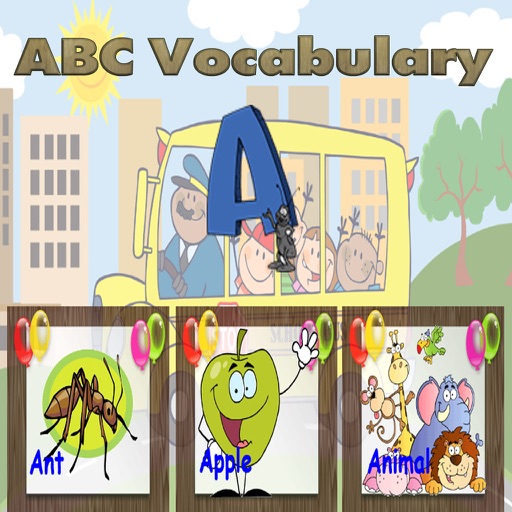 ABC Alphabet English Vocabulary For Kids iOS App