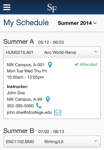 SFStudent screenshot 3