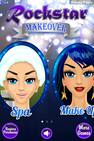 Rockstar Makeover - Girl Makeup Salon & Kids Games - náhled