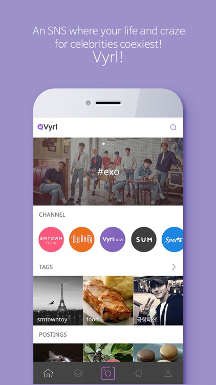 Vyrl -Interest based Photo SNS