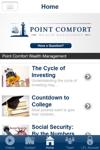 Point Comfort Wealth Management screenshot 2