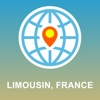 Limousin, France Map - Offline Map, POI, GPS, Directions