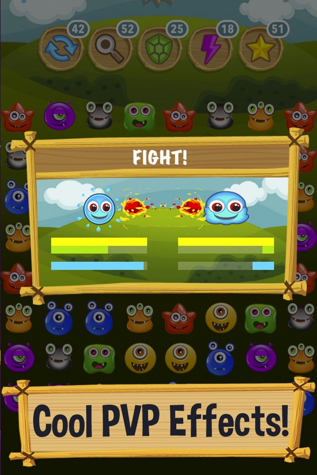 Madagascar Versus Online -  New Multiplayer Match 3 Puzzle Game with Monster Matching Battle screenshot 2