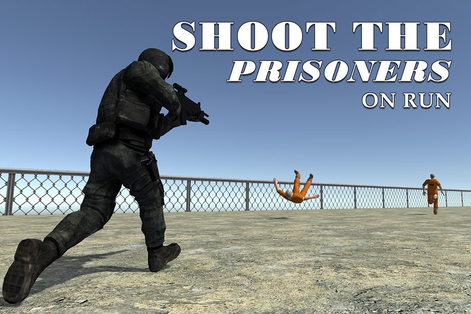 3D Gangs Prison Yard Sniper – Guard the jail & shoot the escaping terrorists screenshot 4