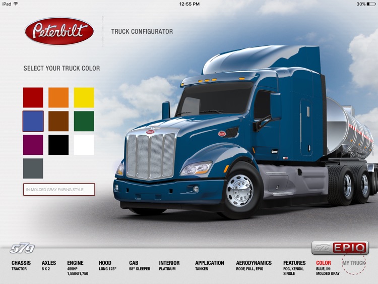 Peterbilt 579 Truck Configurator screenshot-3