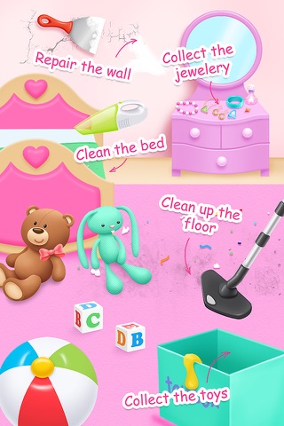 Doll House Cleanup - No Ads screenshot 3