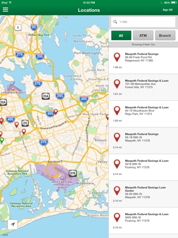Maspeth Savings App for iPad screenshot 2