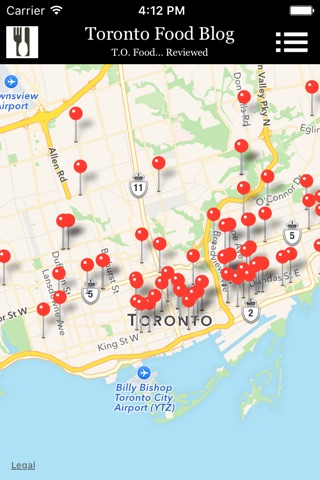 Toronto Food Blog screenshot 2