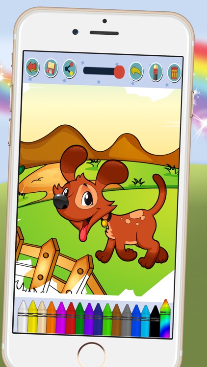 Paint animal coloring book for kids - Premium screenshot-4
