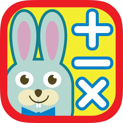 Crazy Rabbit Quick Math -Practice to add,minus,multiply for kids Icon