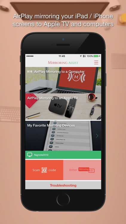 Mirroring Assist – Share your screen to teach, present, play games & more