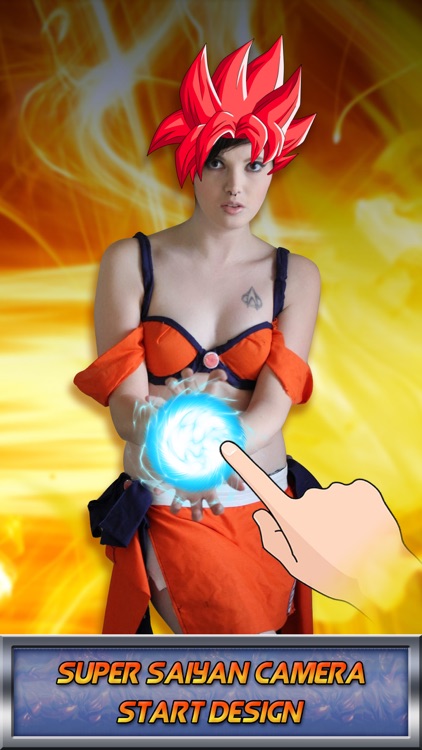 Super Saiyan Sticker Camera - Cartoon & Manga Photo Booth for Hair Goku screenshot-4