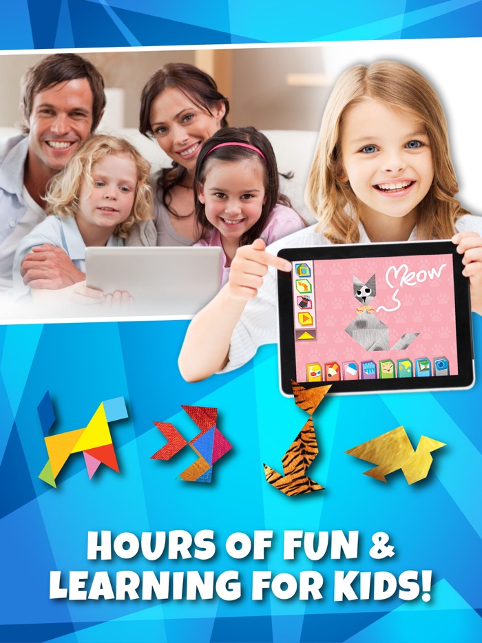 Kids Learning Puzzles Alphabets, My K12 Tangram