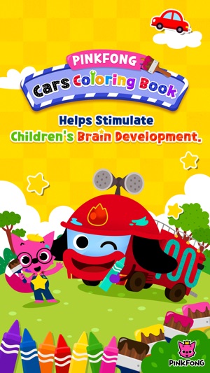 PINKFONG! Cars Coloring Book(圖5)-速報App