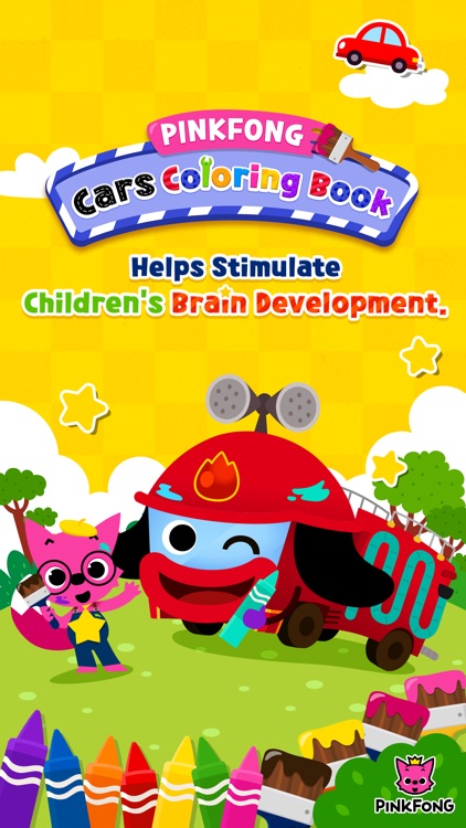 PINKFONG! Cars Coloring Book screenshot-4