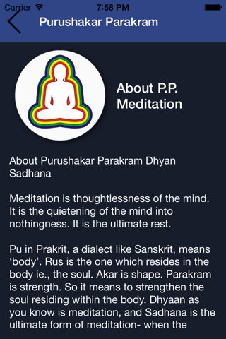 Purushakar Meditation screenshot 4