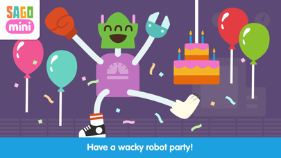 Sago Mini Robot Party Screenshot 1