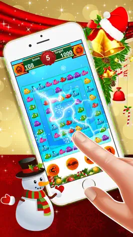 Game screenshot Funny colorful fish celerity : - A match 3 puzzles for Christmas season apk