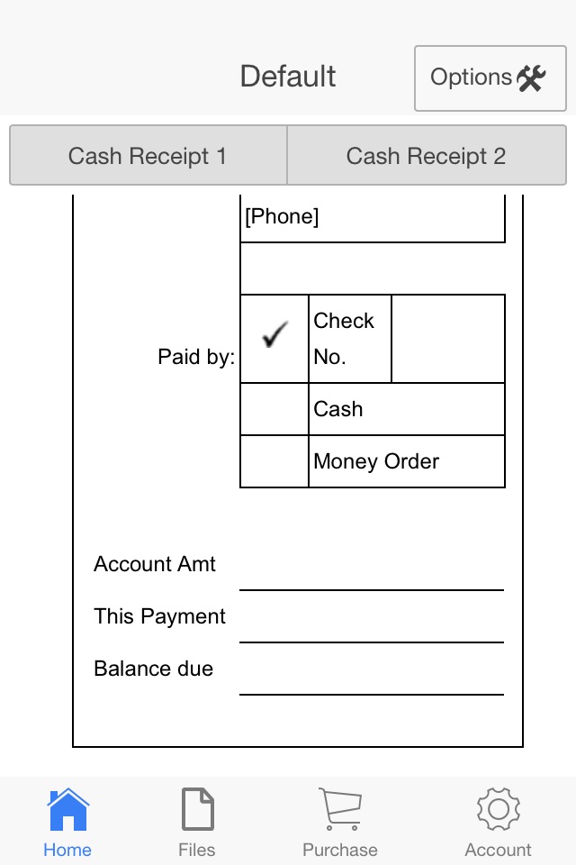 Cash Receipt screenshot 2