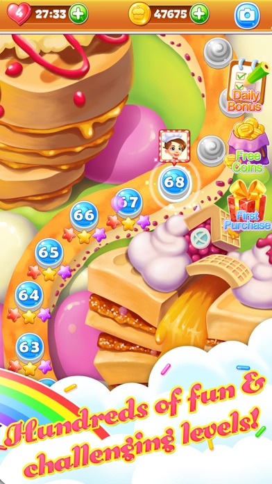 COOKIE FEVER : A CRAZY CANDY CHEF GAME 1.2 IOS GAME GIẢI TRÍ COOKIE FEVER : A CRAZY CANDY CHEF GAME 1.2 IOS