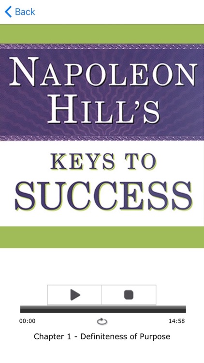 Napoleon Hill's Keys to Success Meditation Audios: The 17 Principles of Personal Achievement From Mind Cures. screenshot-3