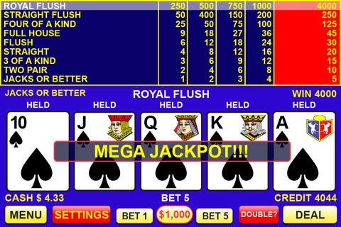 Video Poker - FREE Las Vegas Casino Video Poker Suite Classic Deluxe Games screenshot 3
