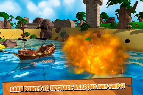 Pirate Ship Battle Wars 3D Full screenshot 3